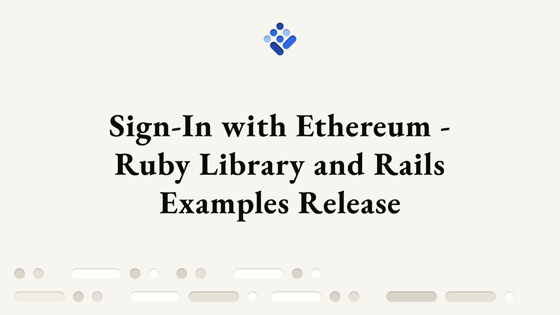 Sign-In with Ethereum - Ruby Library and Rails Examples Release