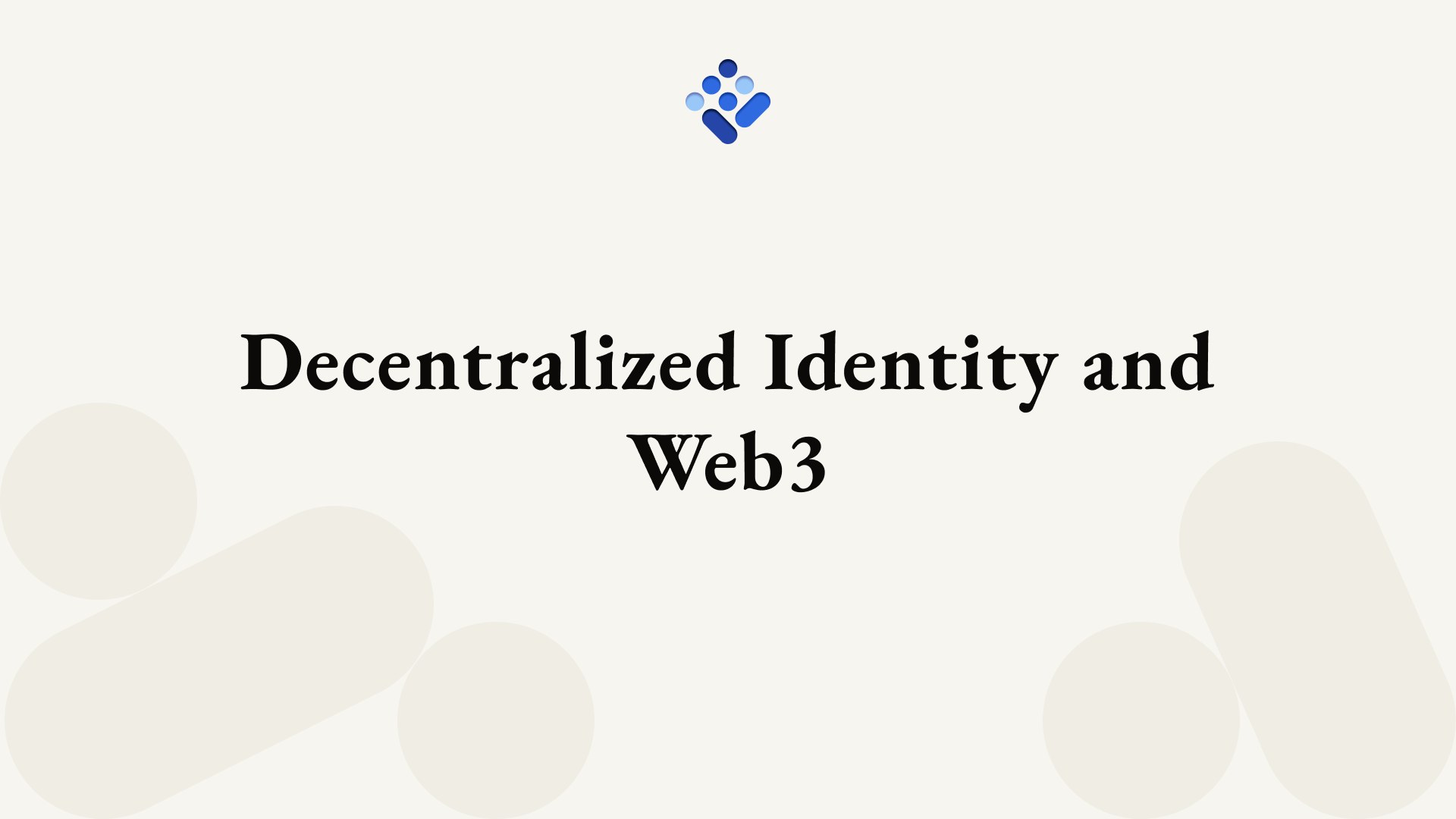 Decentralized Identity and Web3