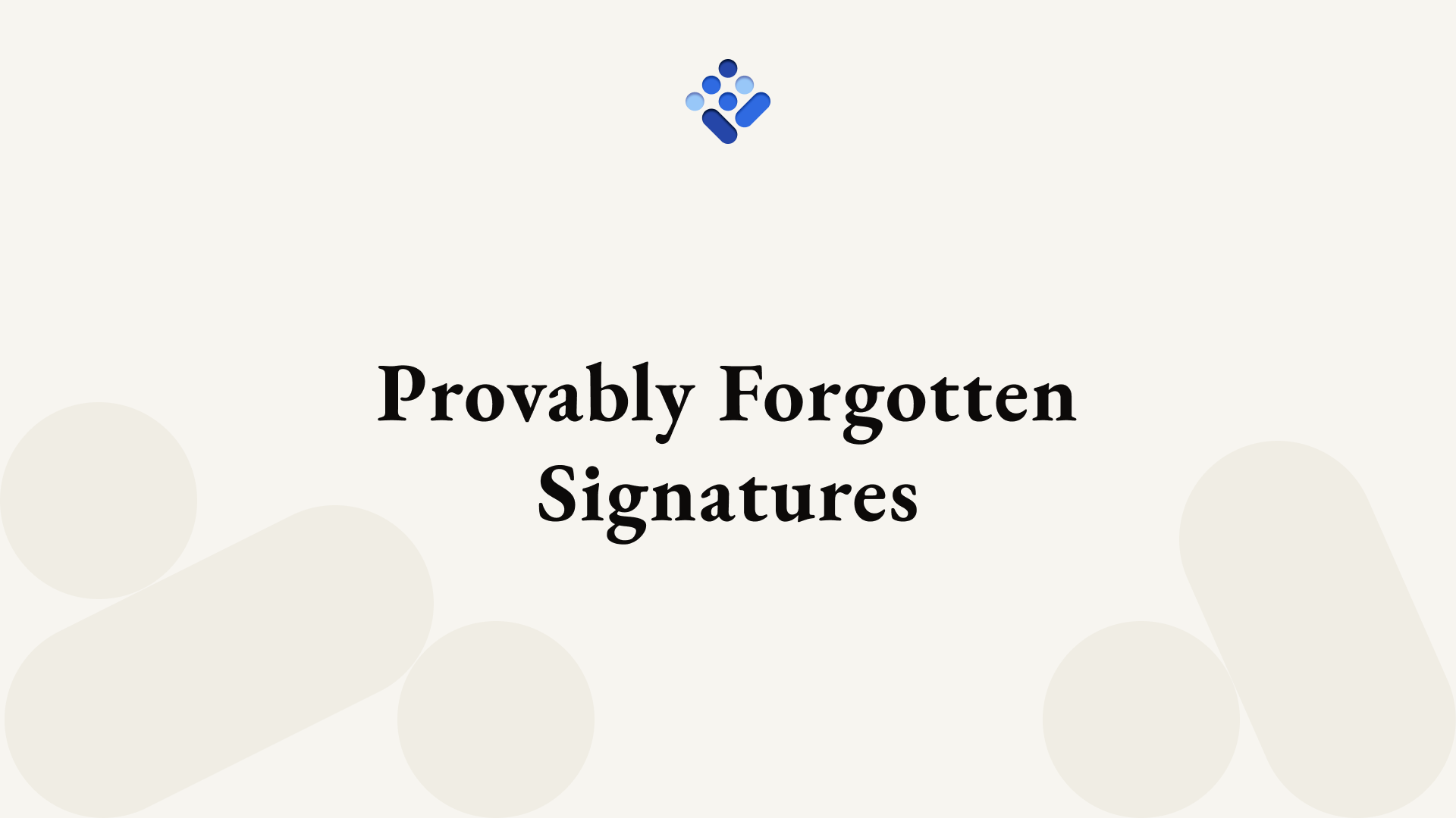 Provably Forgotten Signatures: Adding Privacy to Digital Identity