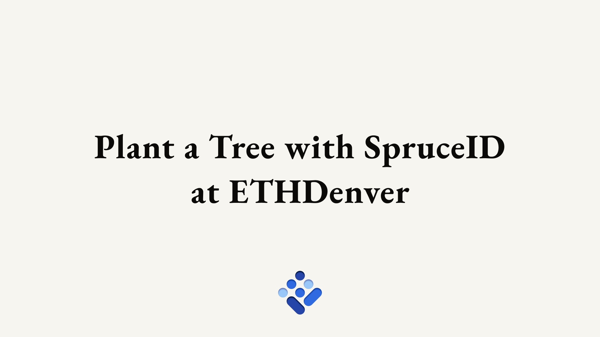 Plant a Tree and Control Your Data with SSX At ETHDenver