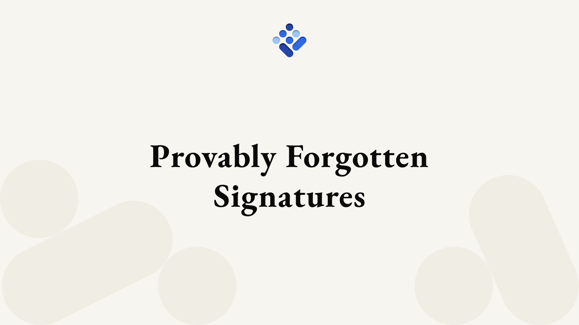 Provably Signatures Adding Privacy to Digital Identity