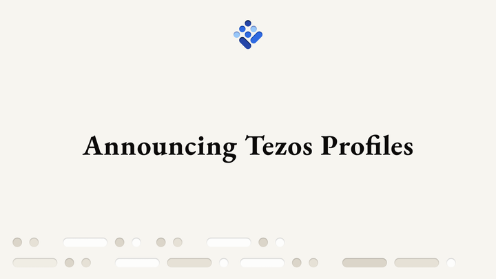 Announcing Tezos Profiles