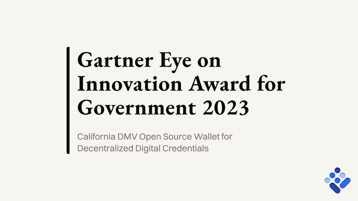 California DMV Open Source Mobile Wallet Awarded Gartner 2023 Eye on Innovation