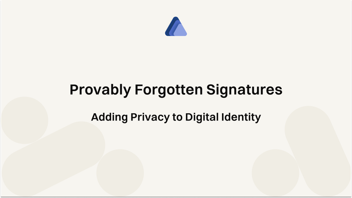 Provably Forgotten Signatures: Adding Privacy to Digital Identity